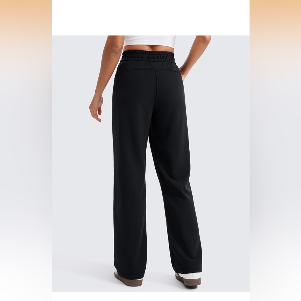 Crz Yoga pants bottoms small soft streme black soft aura lounge travel - Picture 4 of 11